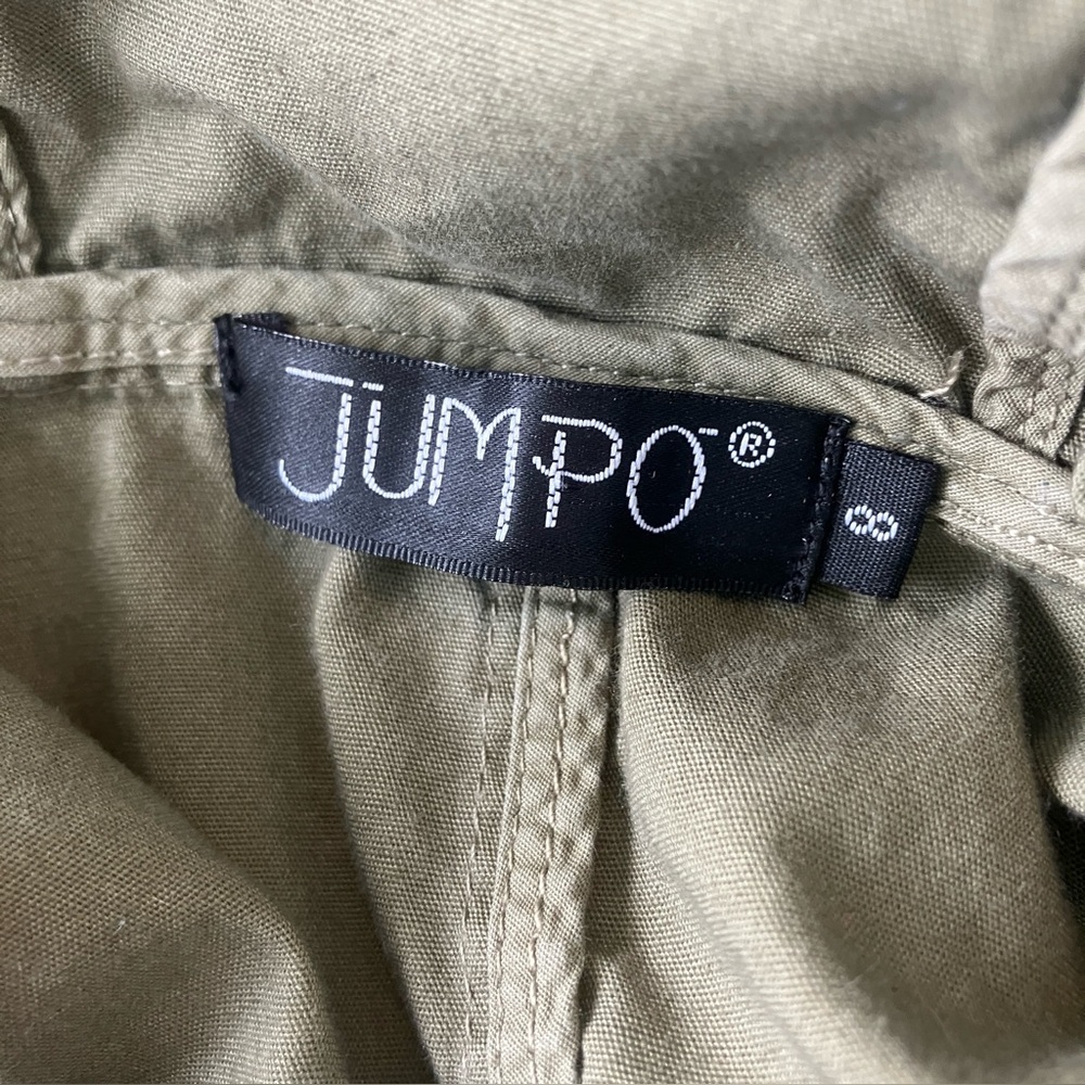 Jumpo Army Green Cotton Utility Jacket | Women’s Size 8 - Picture 9 of 10